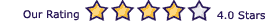 The Salisbury Hotel received a 4 star rating.