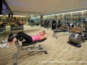 Gym at the Royal Pacific Hong Kong Gym at the Royal Pacific Hong Kong